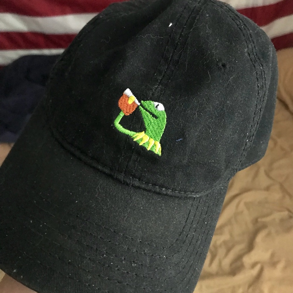 Kermit tea hat